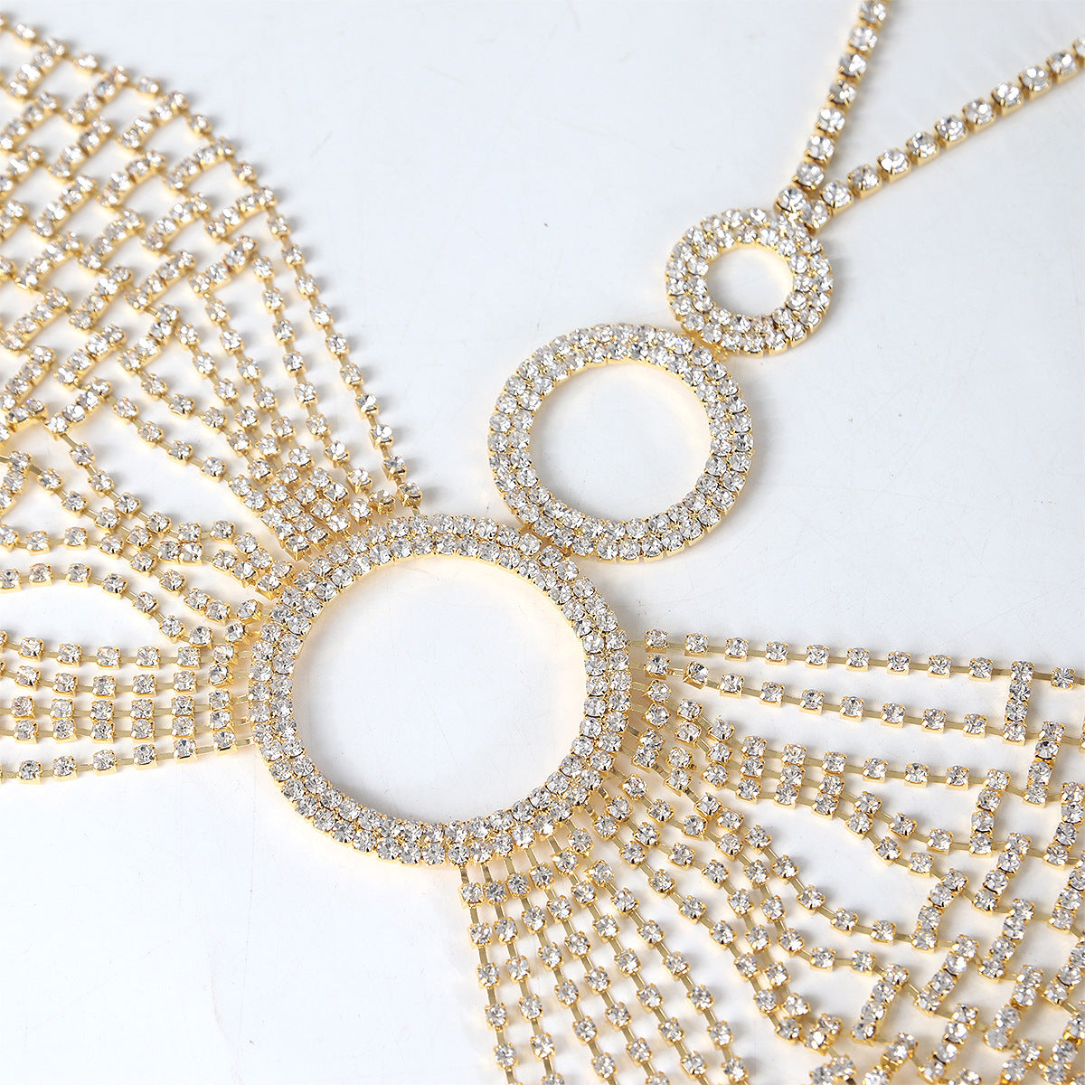 Celestial Circles Rhinestone Bralette