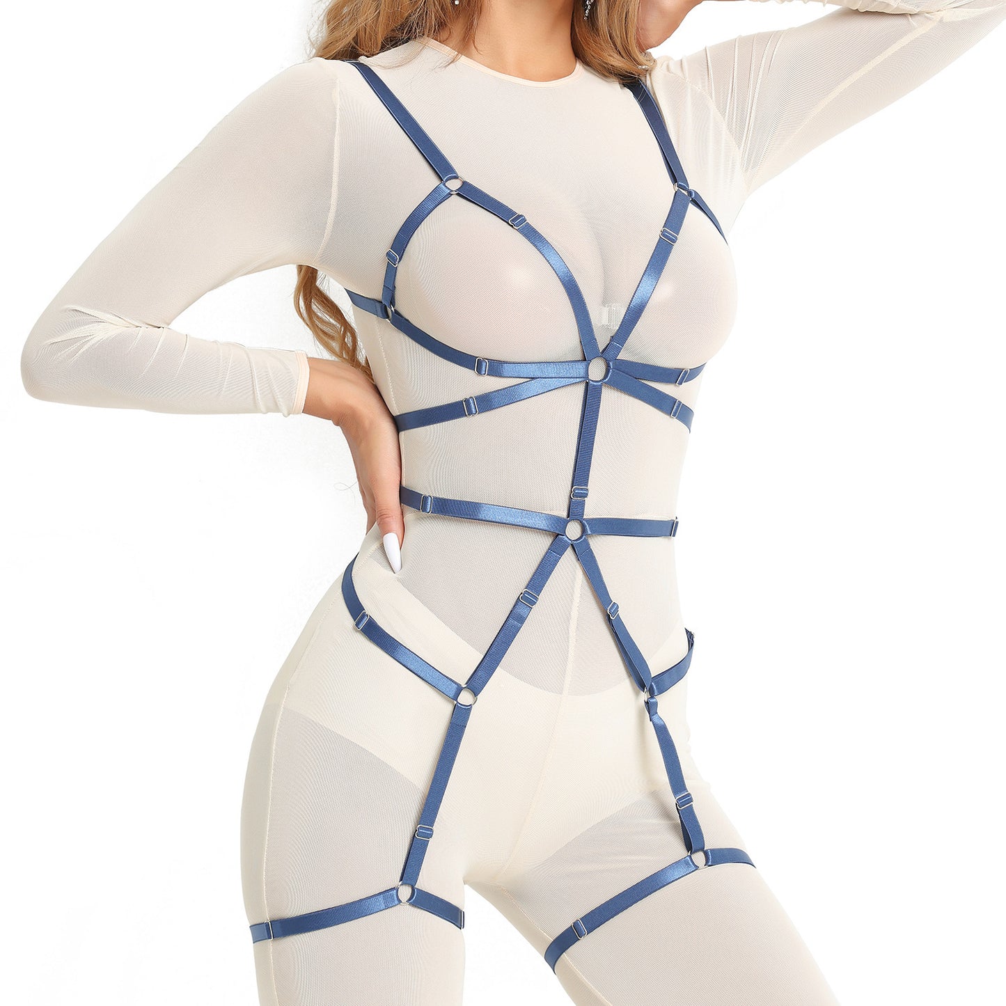 Sapphire Temptation Body Harness