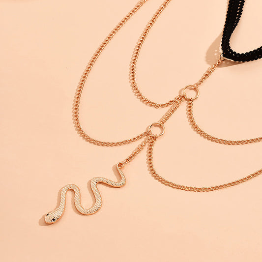 Serpent Temptation Thigh Chain