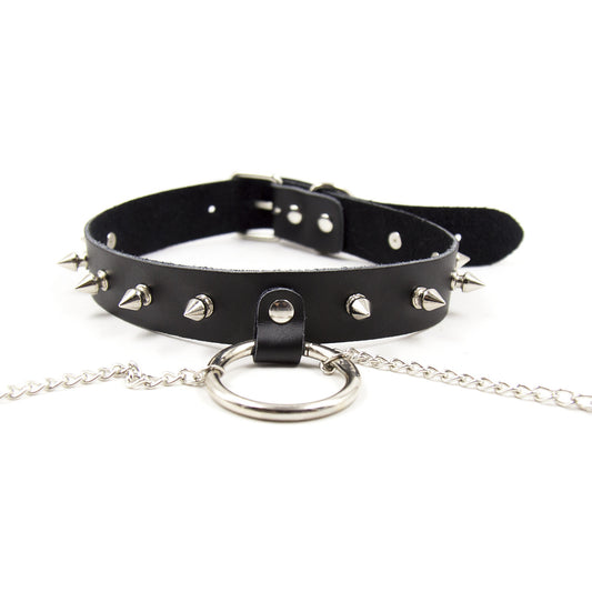 Chain Reaction Spiked Choker Set