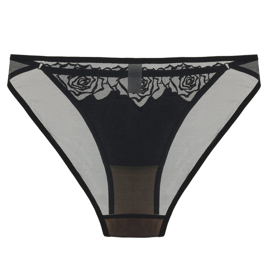Aeris Noir Brief Mesh Panty mooods