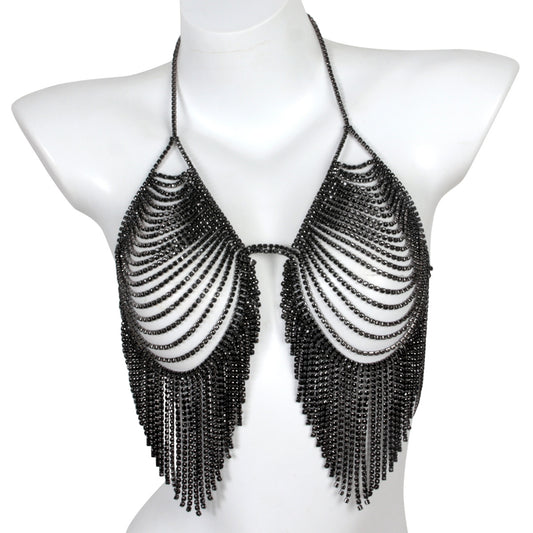 Midnight Siren Chain Lingerie Set mooods