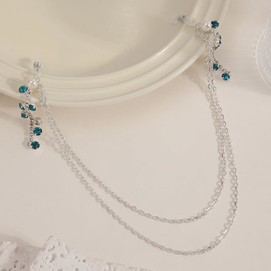 Crystal Cascade Nipple Chain Jewelry