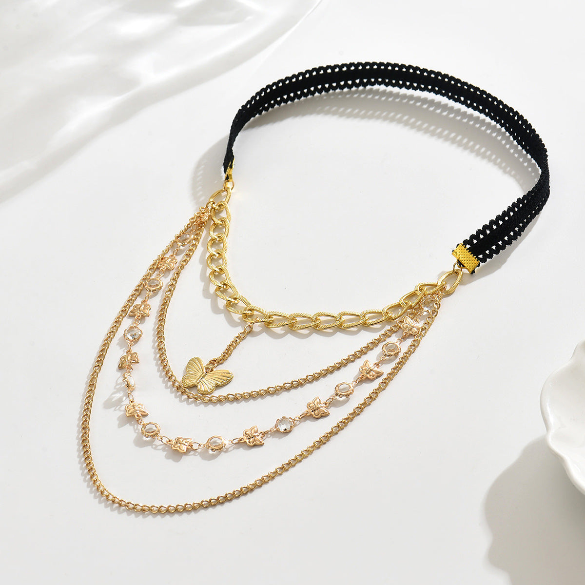 Golden Butterfly Thigh Chain