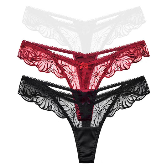Petal Veil Lace Thong mooods