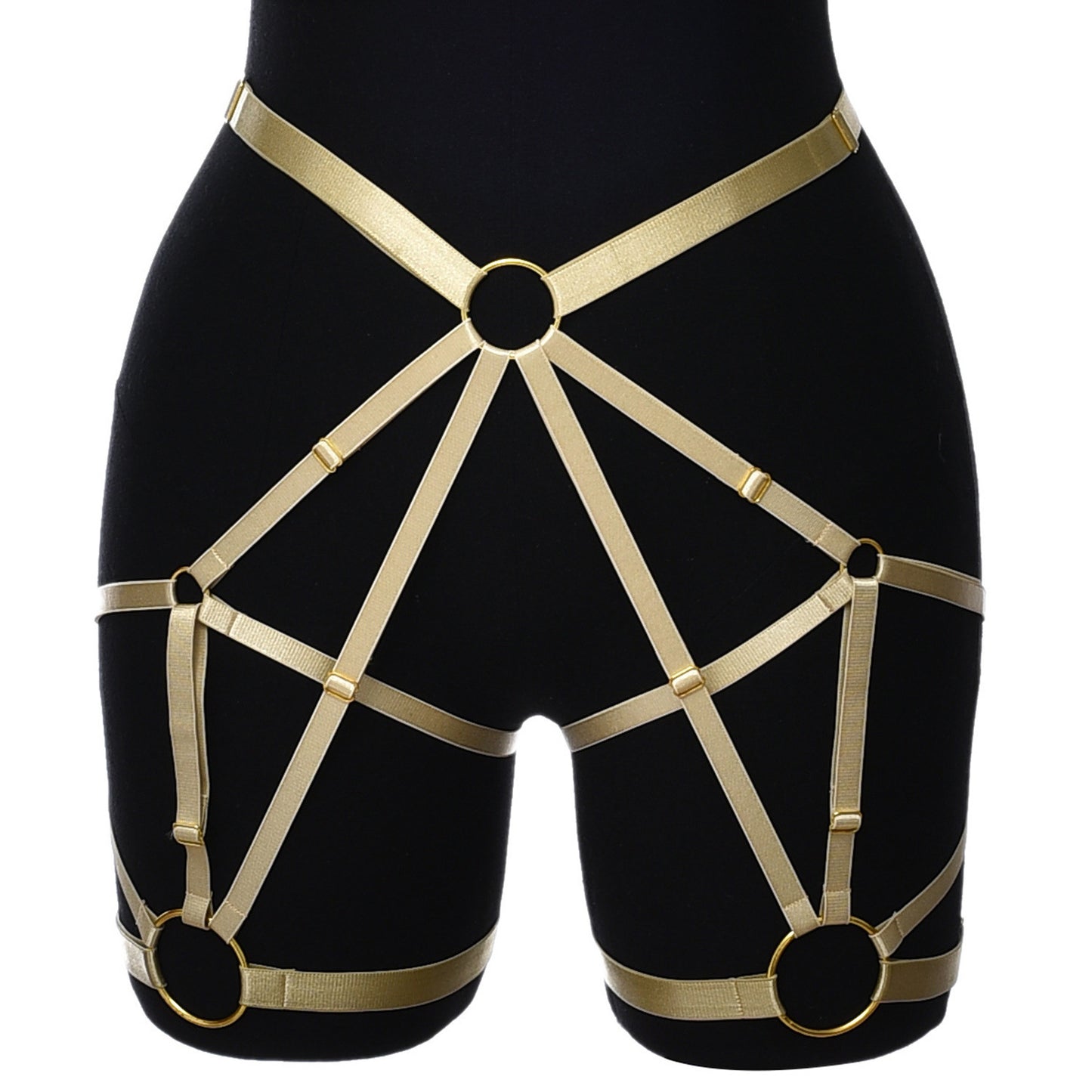 Strappy Cage Leg Harness