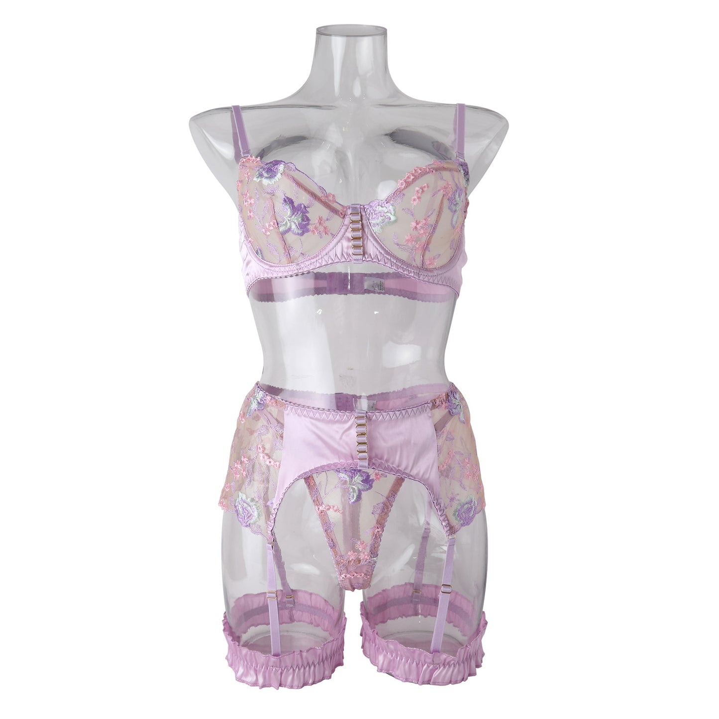 Lavender Charm Lingerie Set