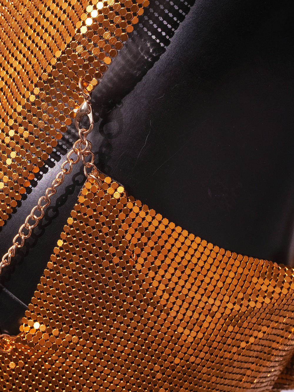 Gilded Radiance Sequin Festive Dress