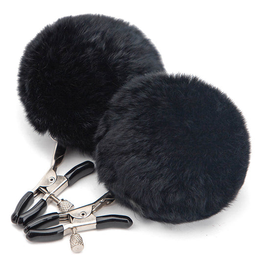 Fluffy Bliss Nipple Clamps black