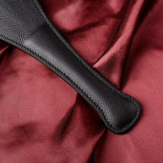 Premium Leather Paddle Set handle