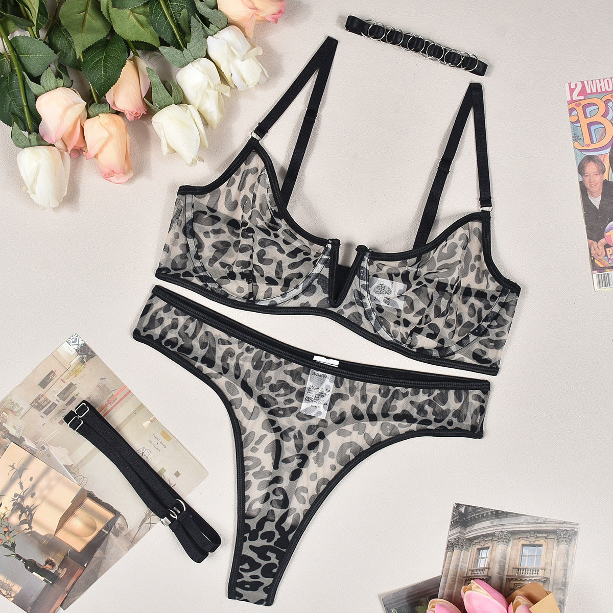 Wild Essence Sheer Lingerie Set