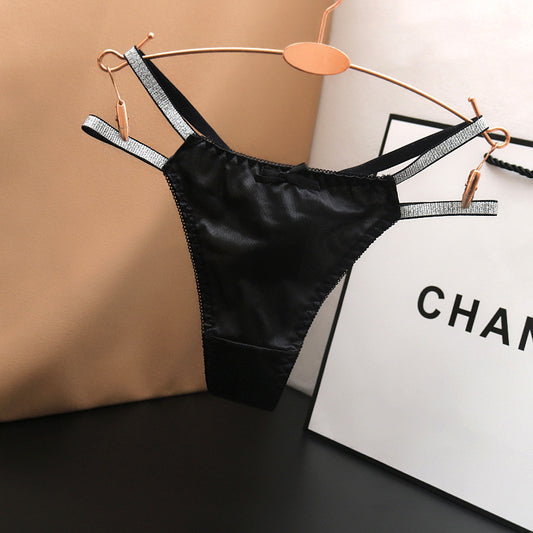 Glimmer Glide Satin Smooth Thong mooods