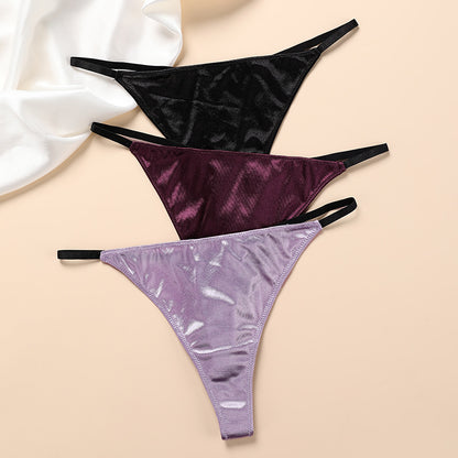 Satin Smooth Elegance Thong Panty