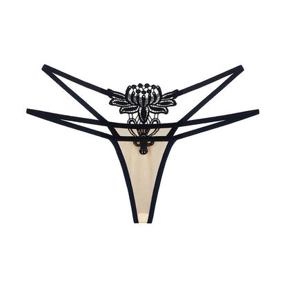 Flirty Cutout Delicate Mesh Sexy Thong Panty