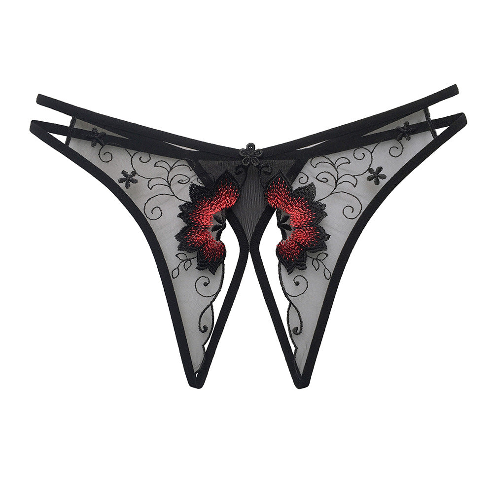 Passion Flower Seductive Crotchless Panty