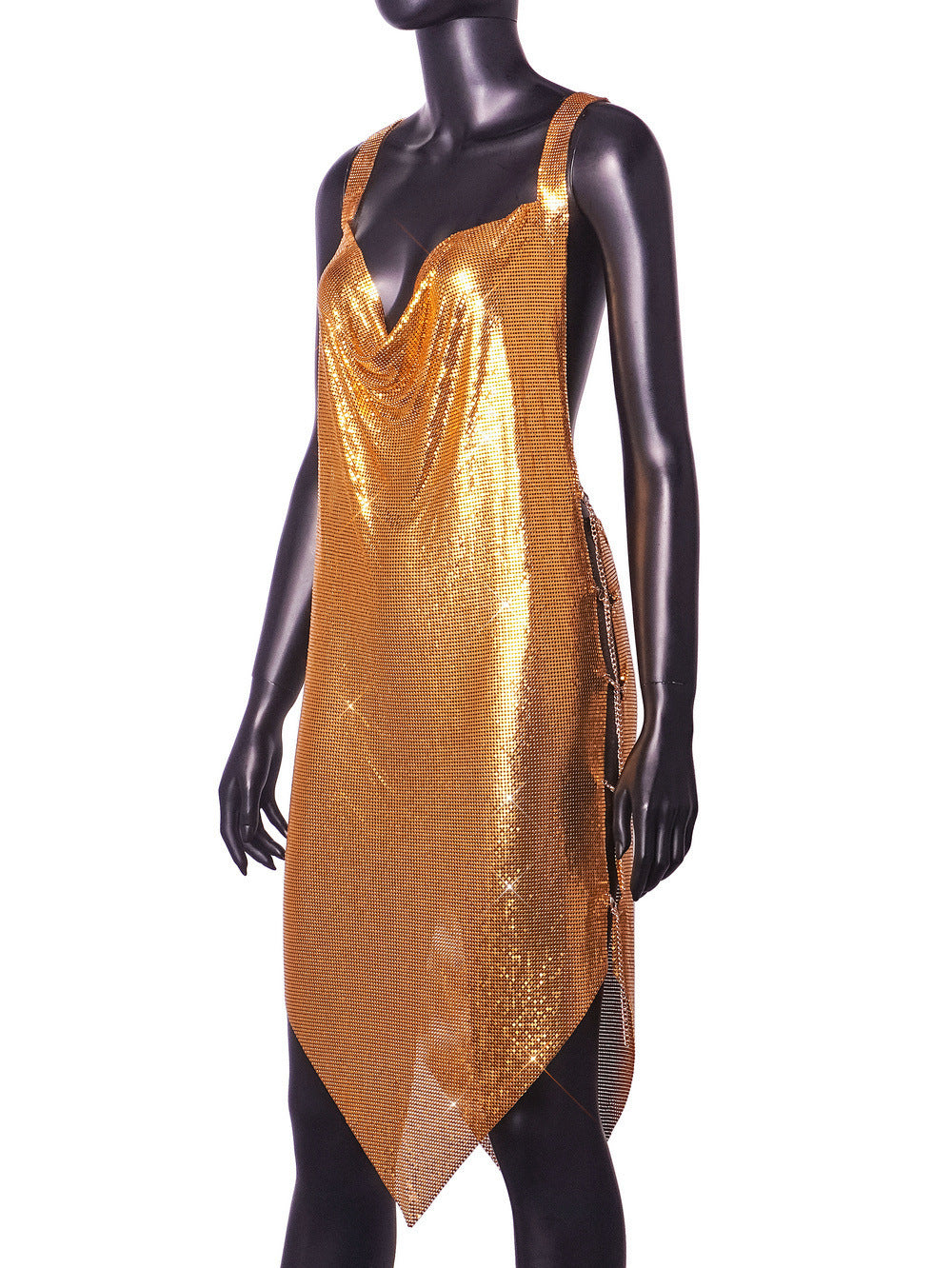 Gilded Radiance Sequin Festive Dress