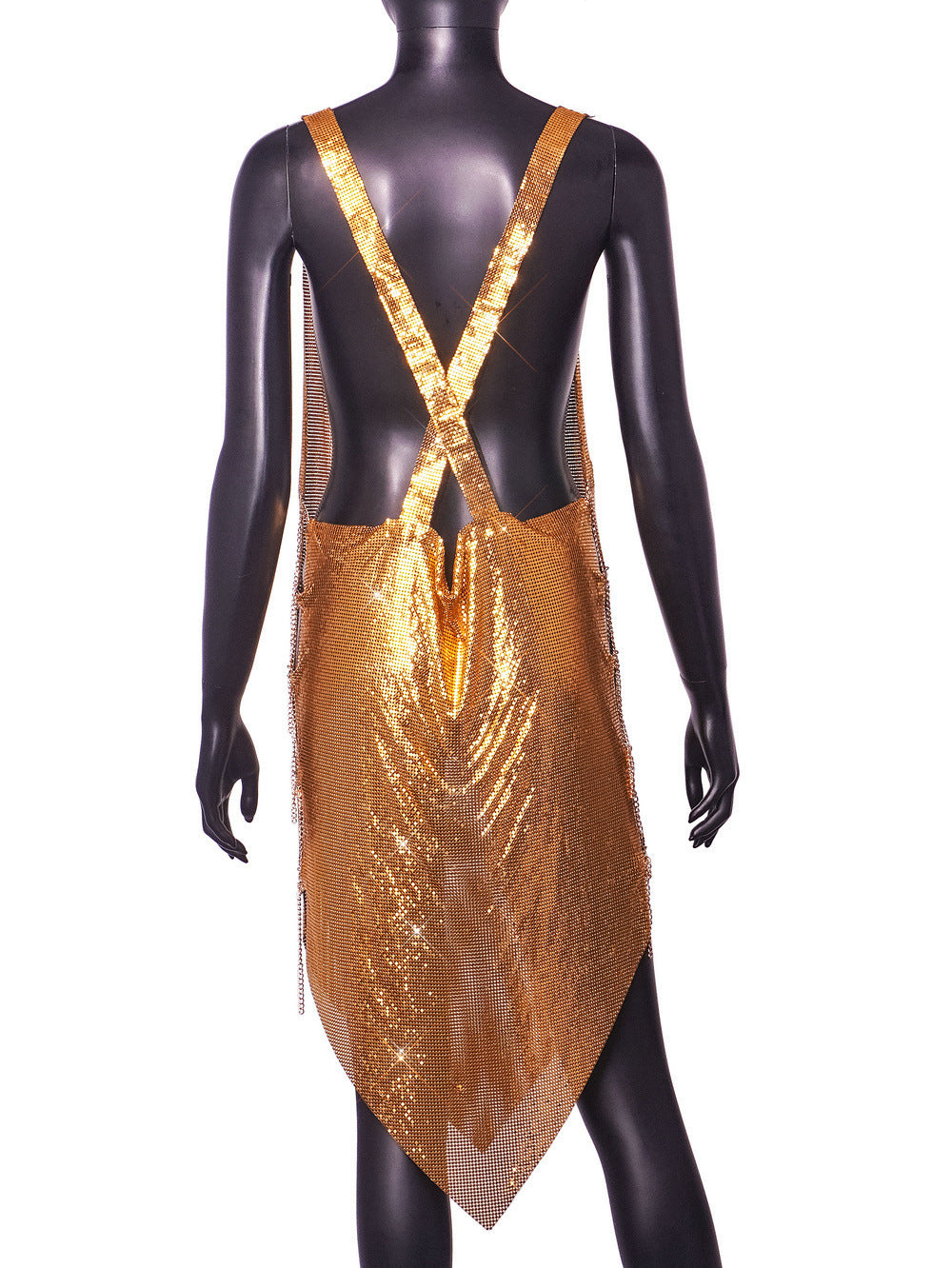 Gilded Radiance Sequin Festive Dress