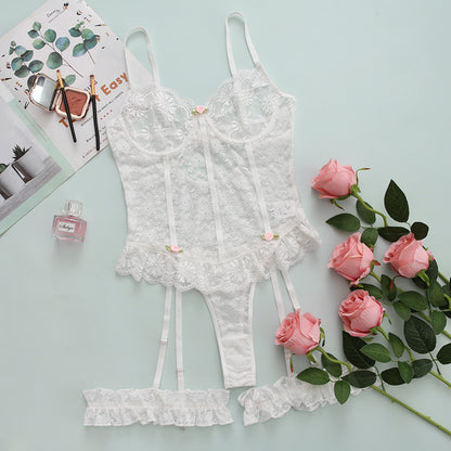 Floral Whispers Lace Bodysuit