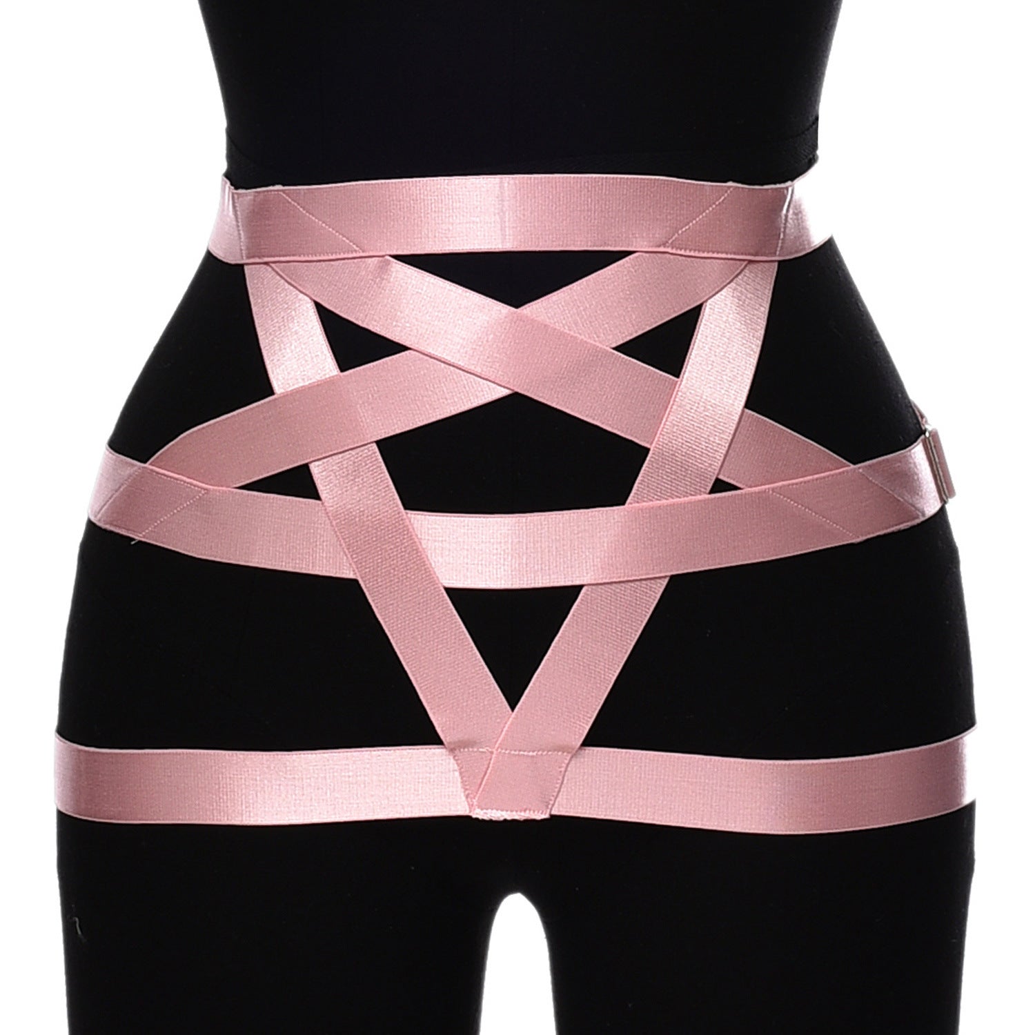 Satin Strap Waist & Thigh Harness