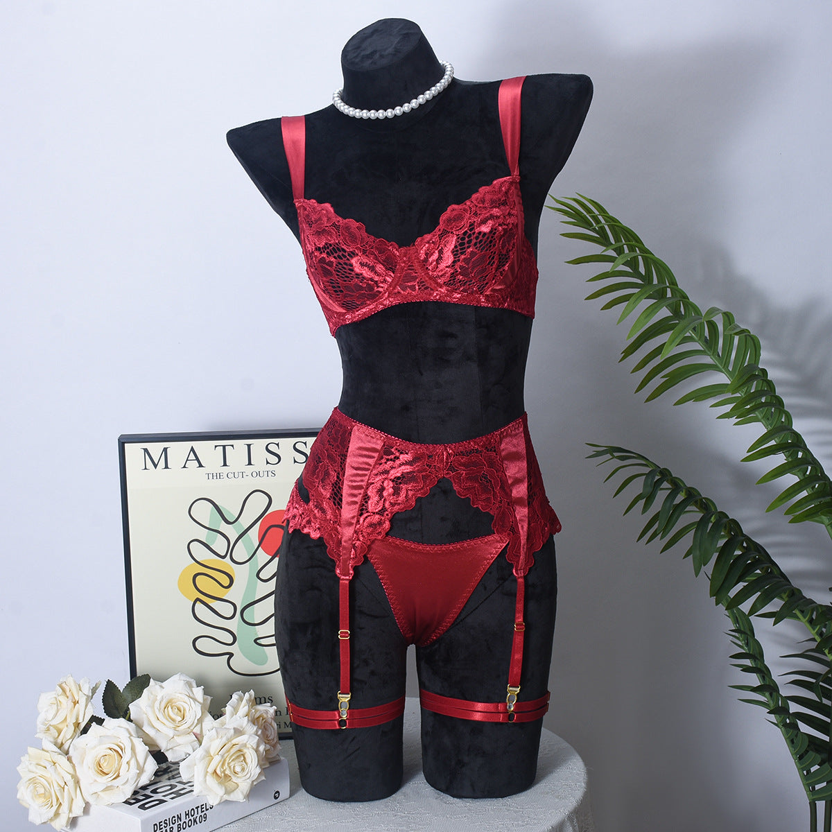 Velvet Bloom Lingerie Set mooods