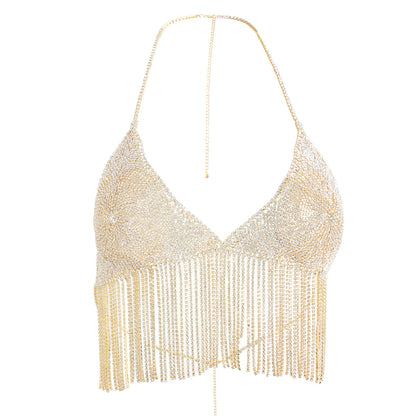 Crystal Fringe Bra Top mooods