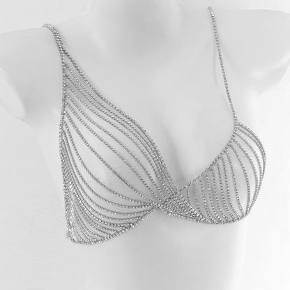 Radiant Cascade Crystal Lingerie Set mooods