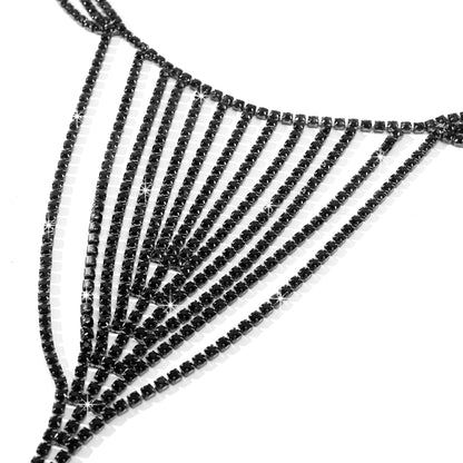 Midnight Siren Chain Lingerie Set mooods