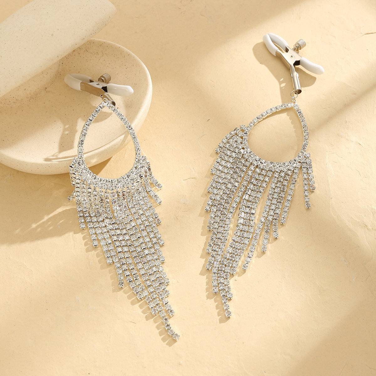 Crystal Cascade Nipple Clamps mooods