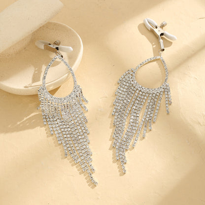 Crystal Cascade Nipple Clamps mooods