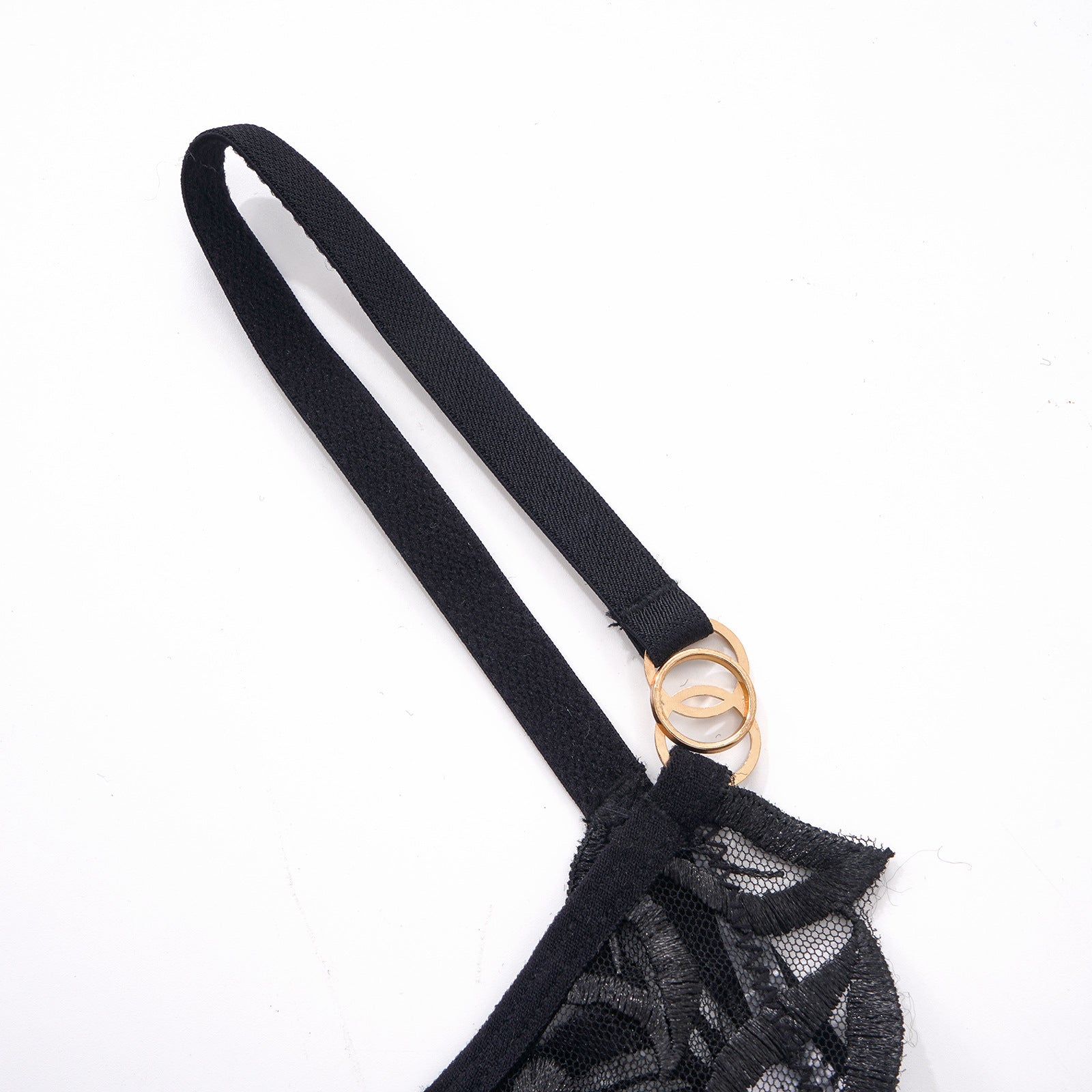 See-Through Thong – Sheer Embroidered Lace Panty