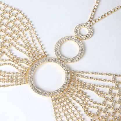 Celestial Circles Rhinestone Bralette