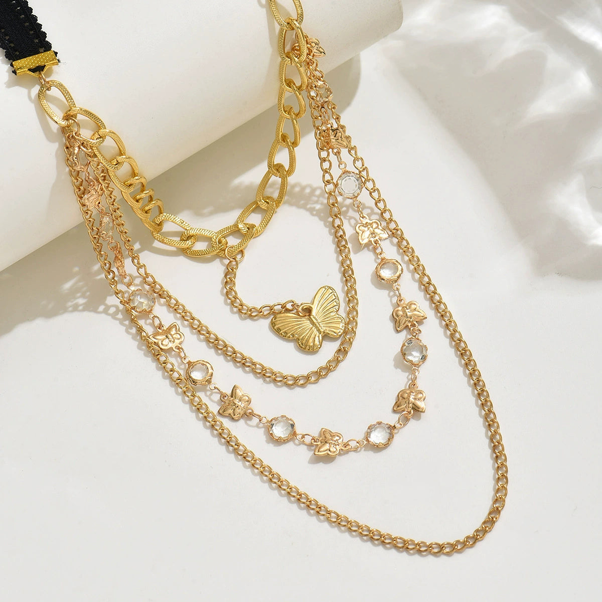 Golden Butterfly Thigh Chain