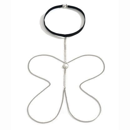 Pearl Embrace Thigh Chain mooods