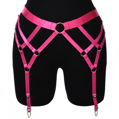 Satin Strap Garter Harness