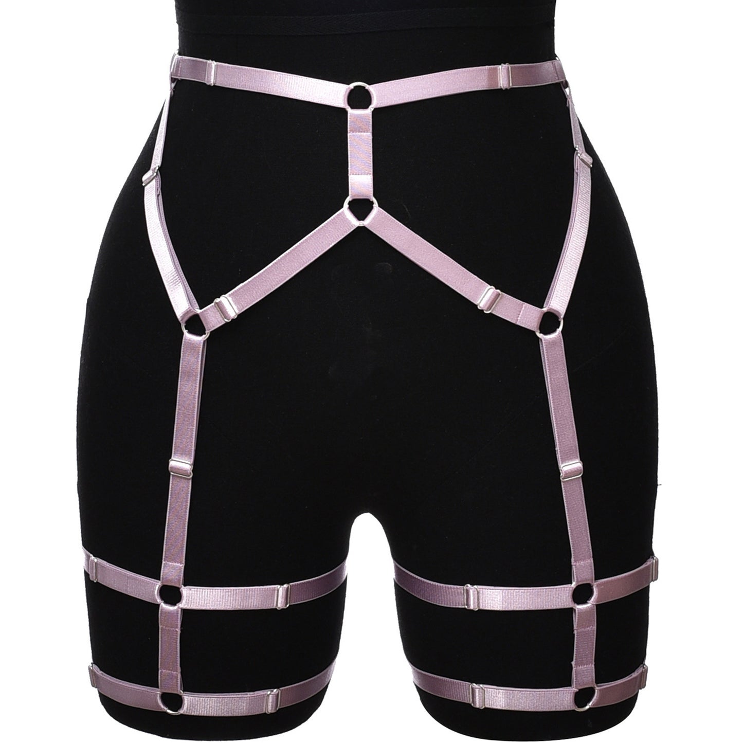 Velour Garter Harness