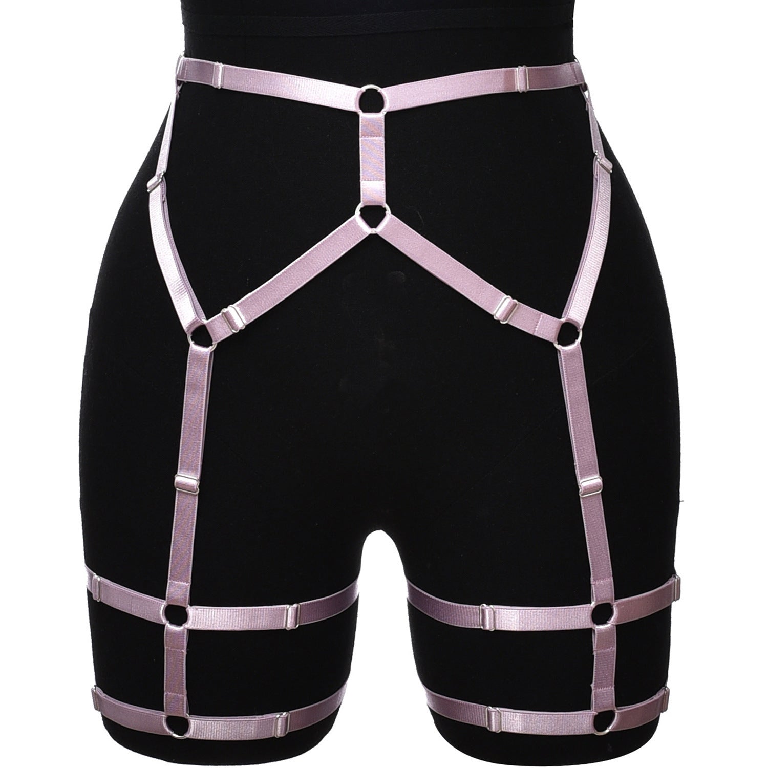 Velour Garter Harness