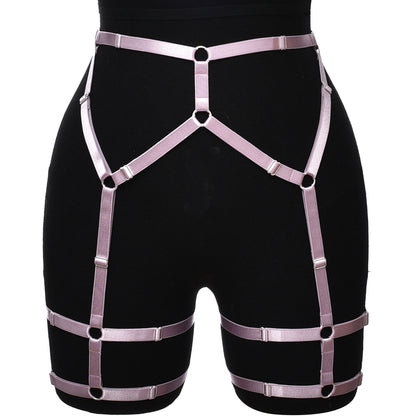 Velour Garter Harness