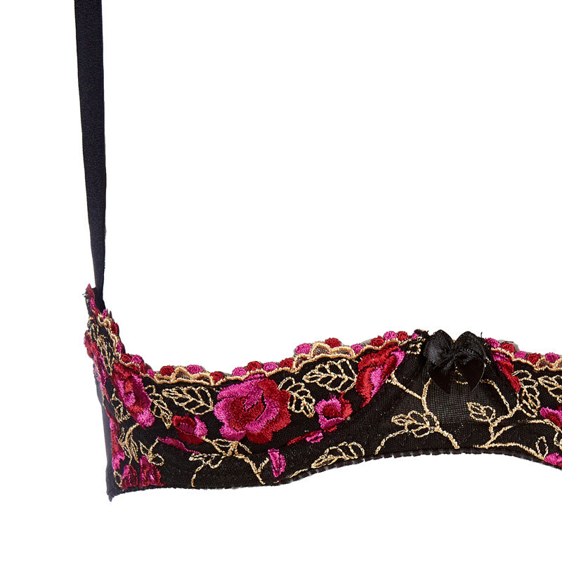 Rose Noir Seduction Lingerie Set