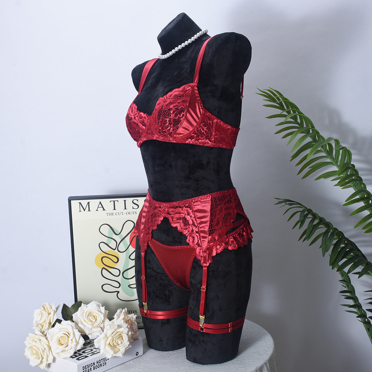 Velvet Bloom Lingerie Set mooods