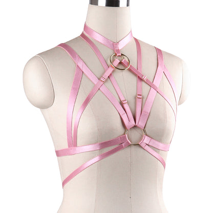 Velvet Rose Cage Harness