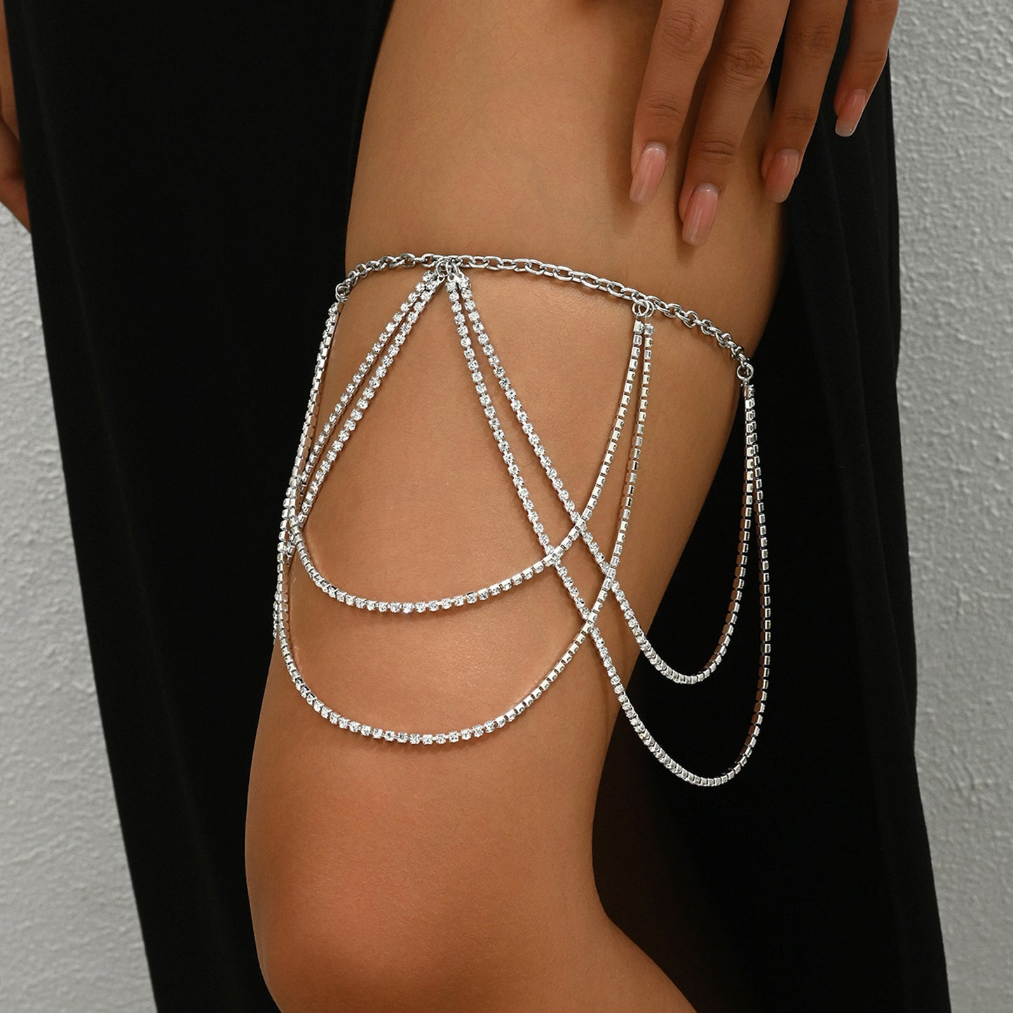 Starlight Cascade Thigh Chain mooods