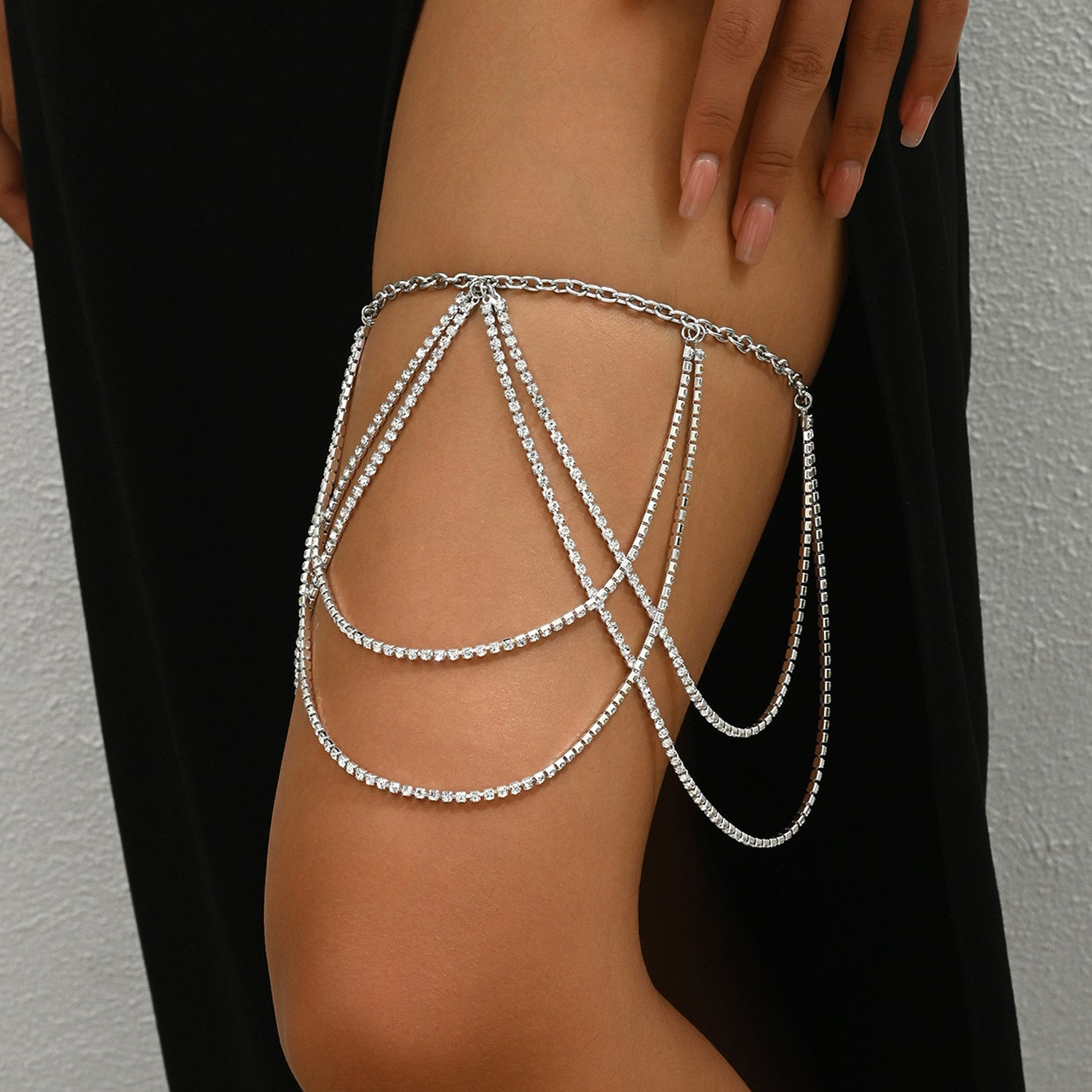 Starlight Cascade Thigh Chain mooods