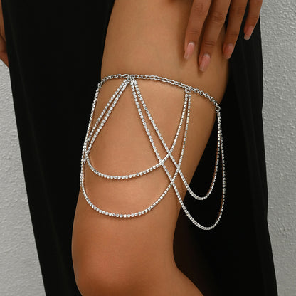 Starlight Cascade Thigh Chain mooods