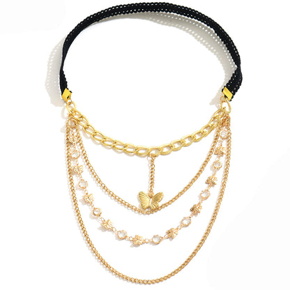 Golden Butterfly Thigh Chain