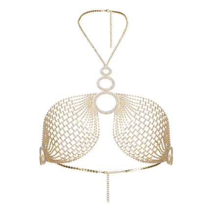 Celestial Circles Rhinestone Bralette