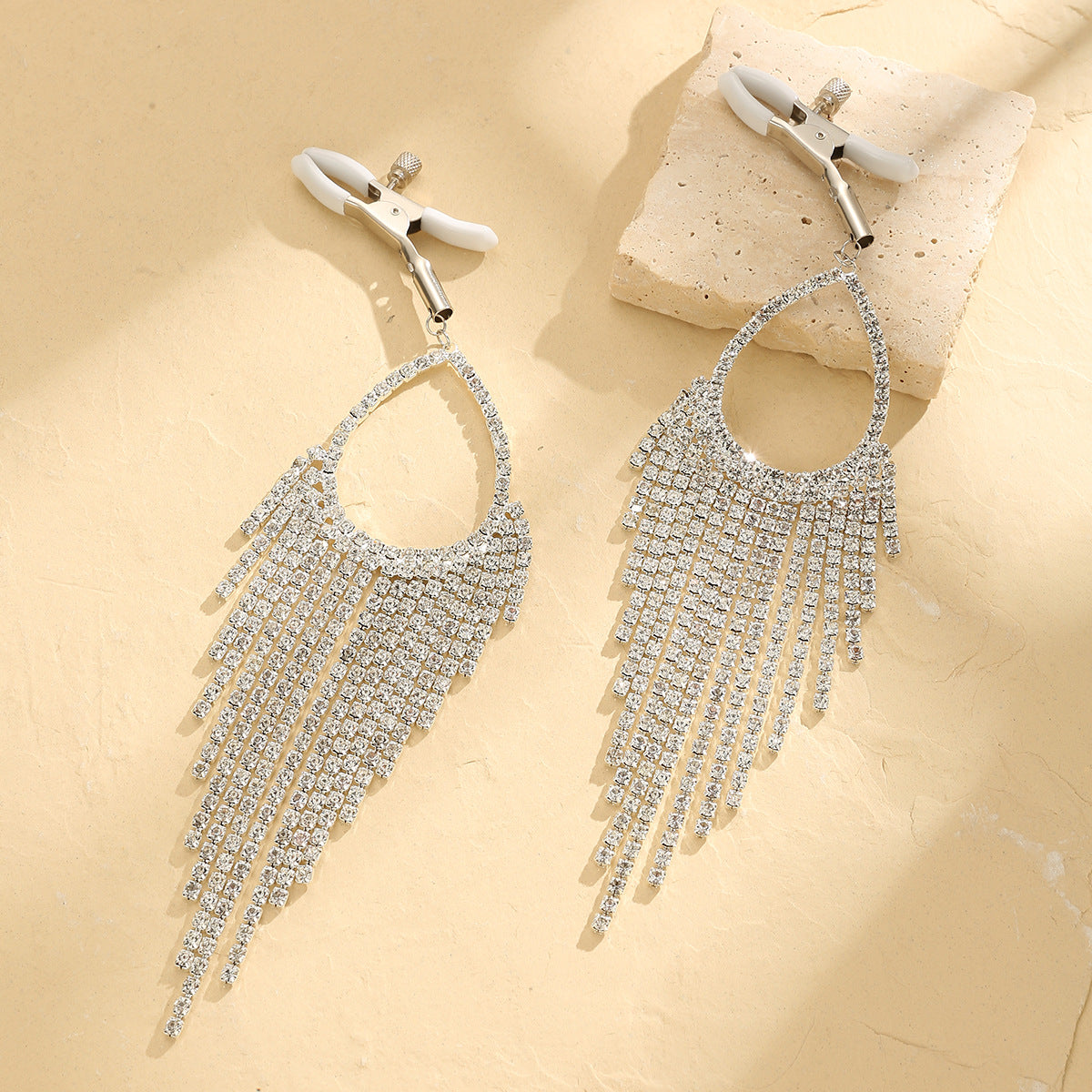 Crystal Cascade Nipple Clamps mooods