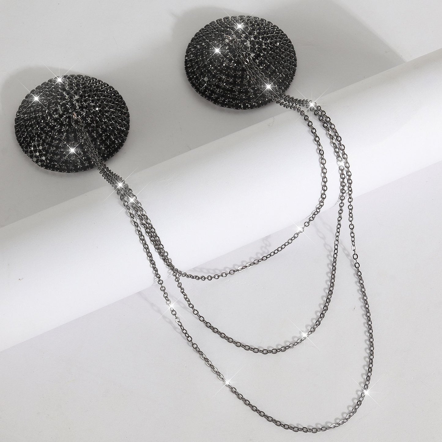 Midnight Spark Rhinestone Nipple Covers mooods