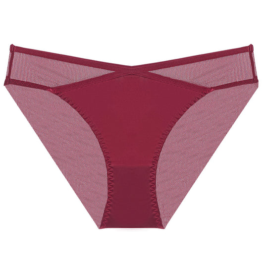 Crimson Veil Mesh Panty mooods