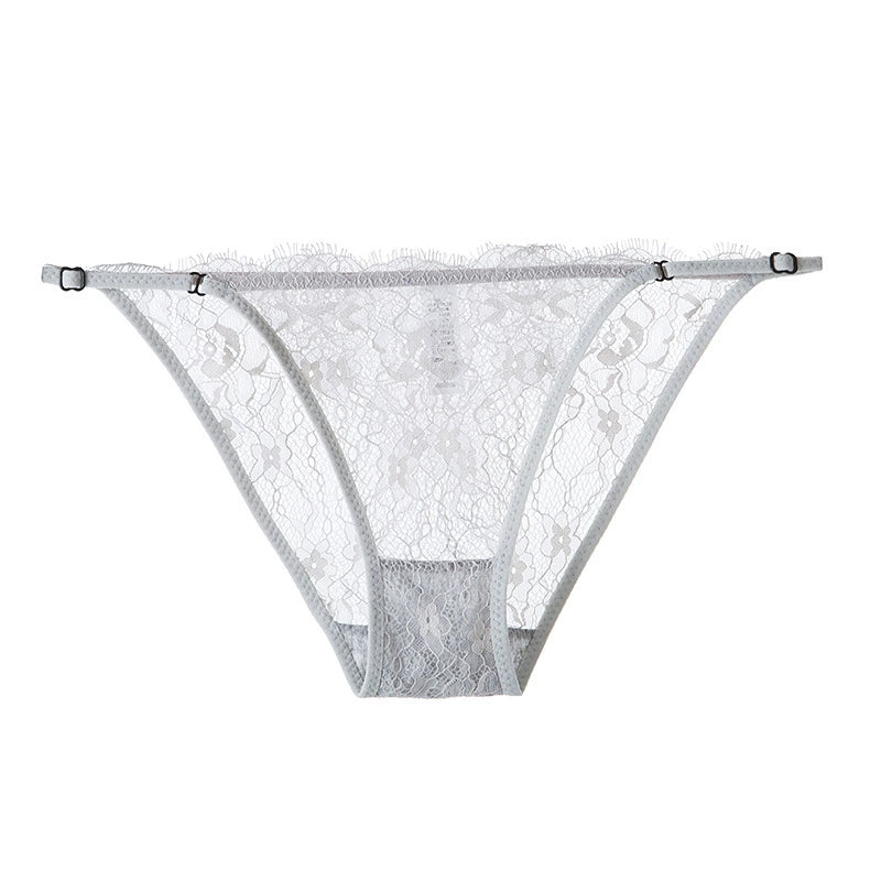 Sheer Lace See-Through Panty – Adjustable Sexy Thong mooods