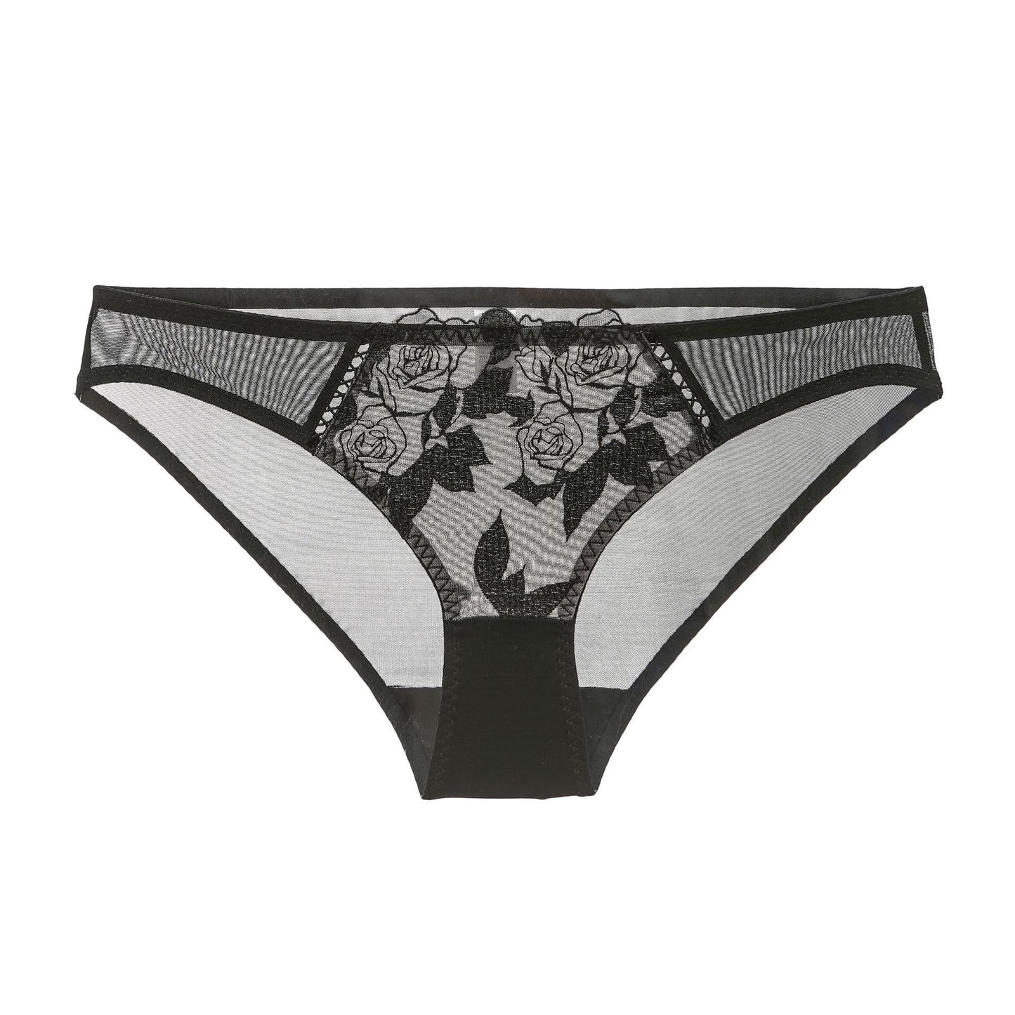 Rosaine Brief – Elegant Sheer Mesh Embroidered Lingerie mooods